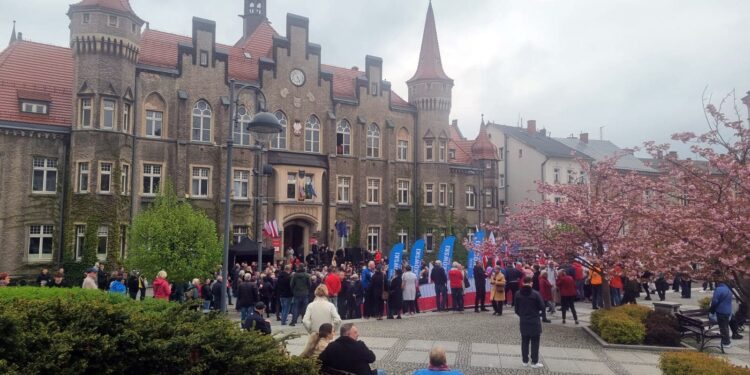 Rafał Trzaskowski odwiedził Wałbrzych w ramach kampanii prezydenckiej