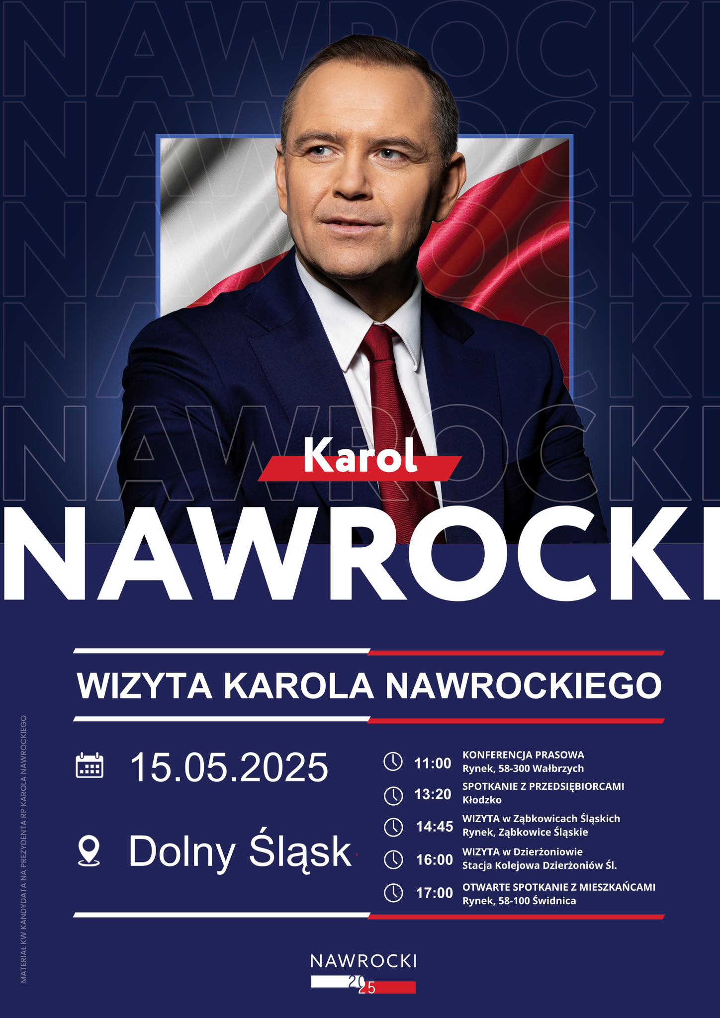 Karol Nawrocki w Wałbrzychu