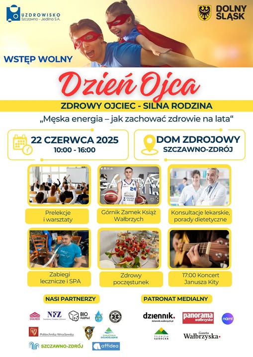 DZIEŃ OJCA W UZDROWISKU SZCZAWNO-JEDLINA „Zdrowy Ojciec – Silna Rodzina”
