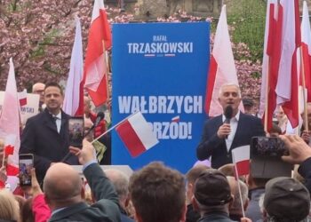Prezydent Wałbrzycha Roman Szełemej i Rafał Trzaskowski 2025