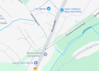 zamknięcie ulicy Wrocławskiej w Wałbrzychu